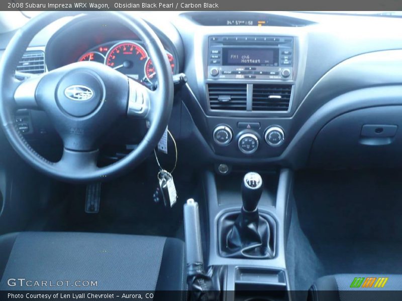 Obsidian Black Pearl / Carbon Black 2008 Subaru Impreza WRX Wagon
