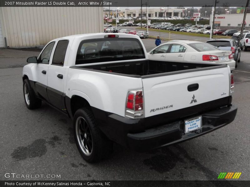 Arctic White / Slate 2007 Mitsubishi Raider LS Double Cab