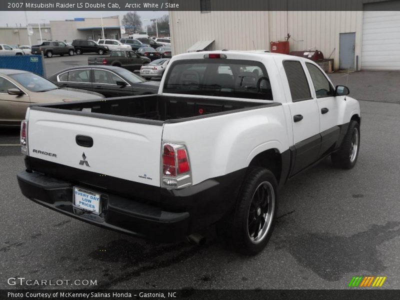 Arctic White / Slate 2007 Mitsubishi Raider LS Double Cab