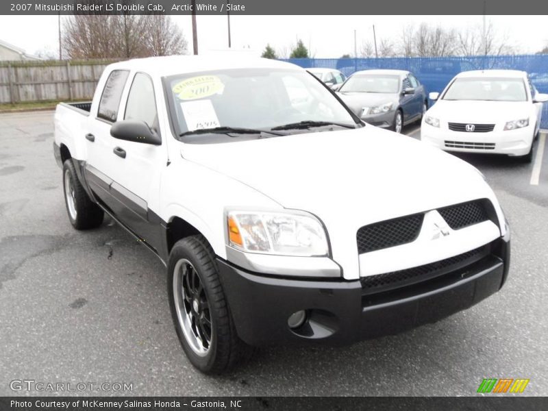Arctic White / Slate 2007 Mitsubishi Raider LS Double Cab