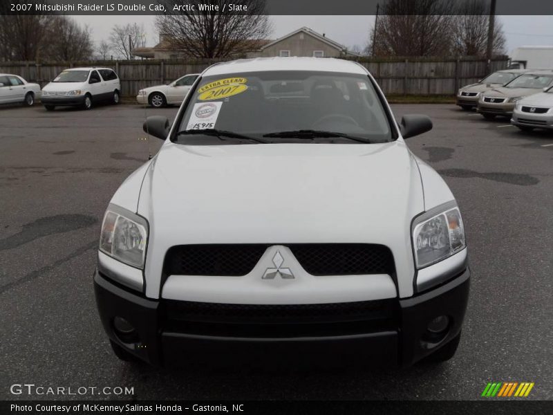 Arctic White / Slate 2007 Mitsubishi Raider LS Double Cab