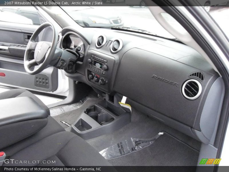 Arctic White / Slate 2007 Mitsubishi Raider LS Double Cab