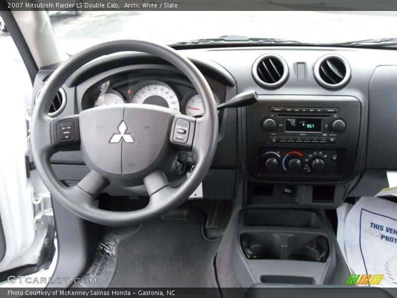 Arctic White / Slate 2007 Mitsubishi Raider LS Double Cab