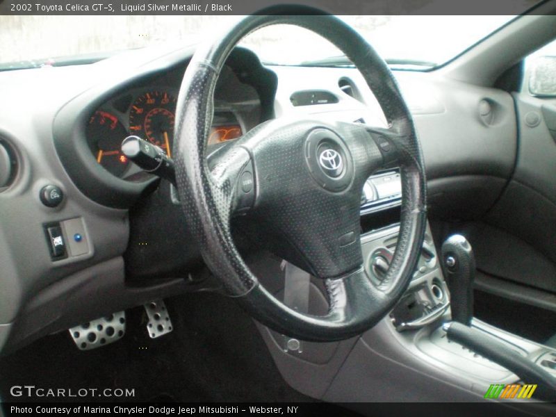 Liquid Silver Metallic / Black 2002 Toyota Celica GT-S