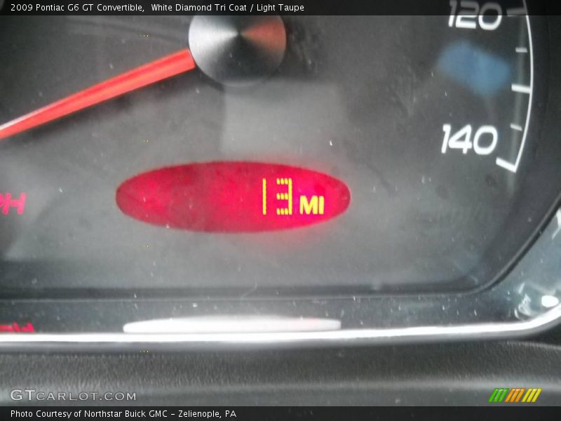 White Diamond Tri Coat / Light Taupe 2009 Pontiac G6 GT Convertible