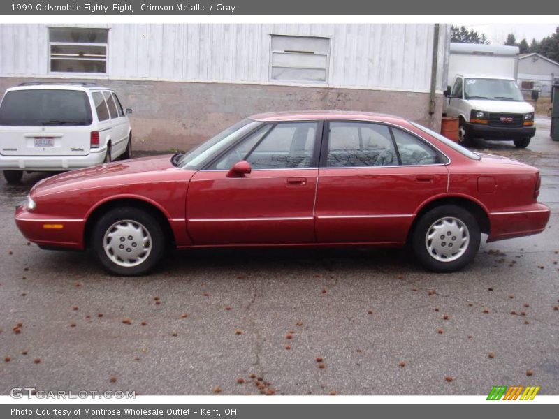 Crimson Metallic / Gray 1999 Oldsmobile Eighty-Eight