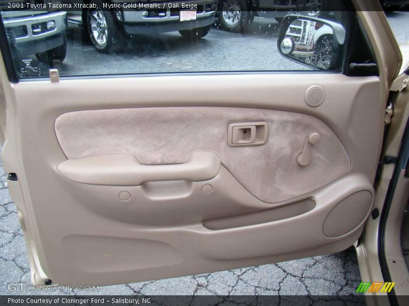 Mystic Gold Metallic / Oak Beige 2001 Toyota Tacoma Xtracab