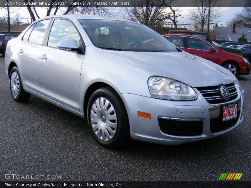 Reflex Silver Metallic / Anthracite 2007 Volkswagen Jetta 2.5 Sedan