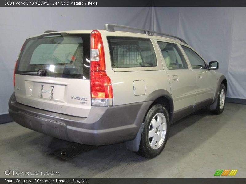 Ash Gold Metallic / Beige 2001 Volvo V70 XC AWD