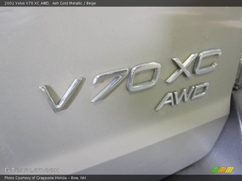 Ash Gold Metallic / Beige 2001 Volvo V70 XC AWD