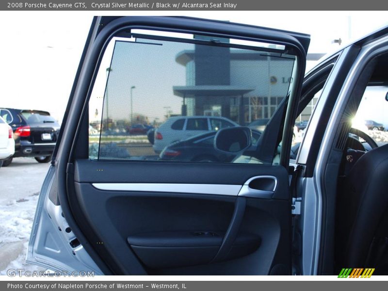 Crystal Silver Metallic / Black w/ Alcantara Seat Inlay 2008 Porsche Cayenne GTS