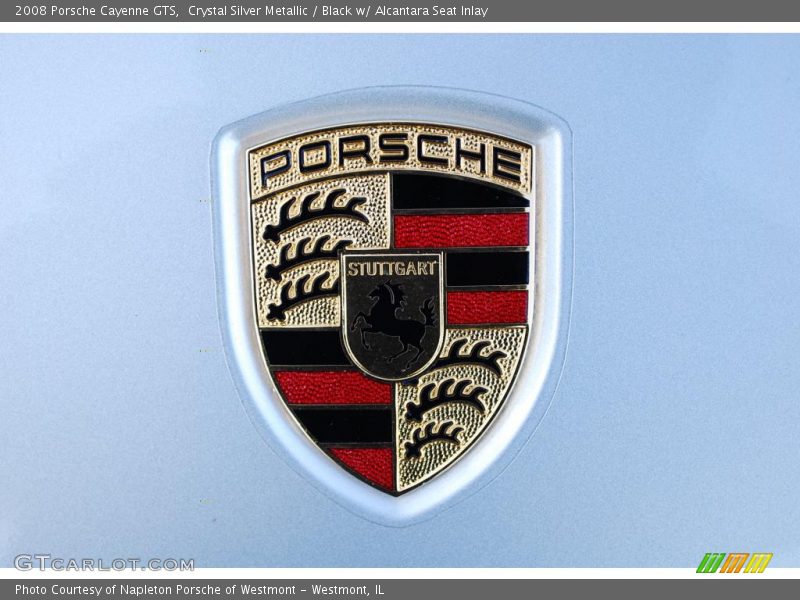 Crystal Silver Metallic / Black w/ Alcantara Seat Inlay 2008 Porsche Cayenne GTS