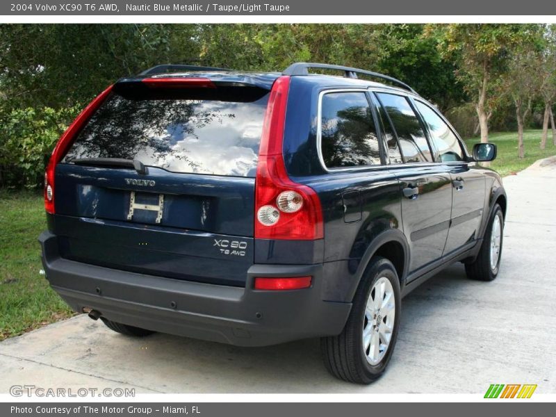 Nautic Blue Metallic / Taupe/Light Taupe 2004 Volvo XC90 T6 AWD