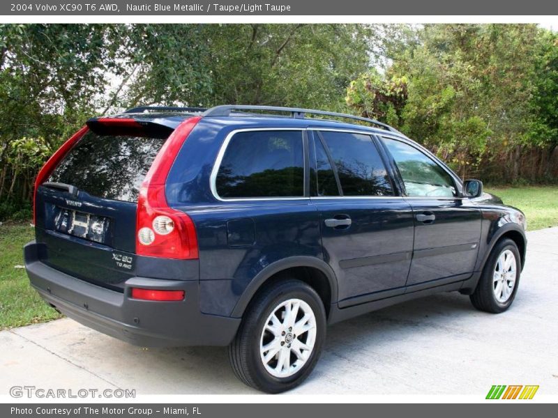 Nautic Blue Metallic / Taupe/Light Taupe 2004 Volvo XC90 T6 AWD