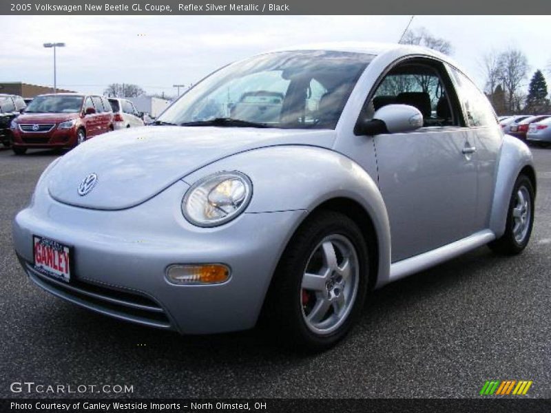 Reflex Silver Metallic / Black 2005 Volkswagen New Beetle GL Coupe