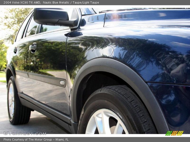 Nautic Blue Metallic / Taupe/Light Taupe 2004 Volvo XC90 T6 AWD