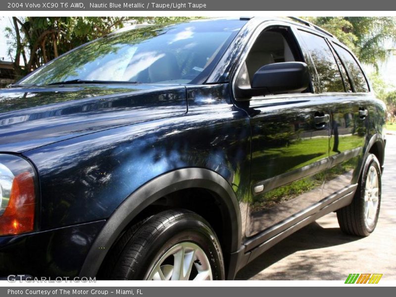Nautic Blue Metallic / Taupe/Light Taupe 2004 Volvo XC90 T6 AWD