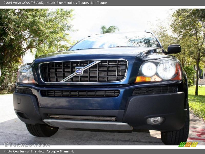 Nautic Blue Metallic / Taupe/Light Taupe 2004 Volvo XC90 T6 AWD
