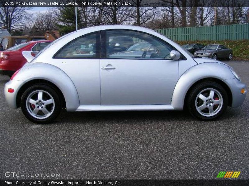 Reflex Silver Metallic / Black 2005 Volkswagen New Beetle GL Coupe