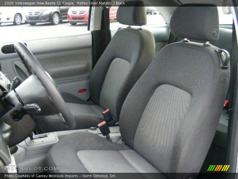 Reflex Silver Metallic / Black 2005 Volkswagen New Beetle GL Coupe