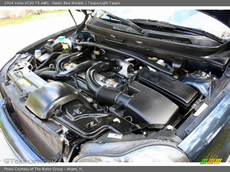 Nautic Blue Metallic / Taupe/Light Taupe 2004 Volvo XC90 T6 AWD