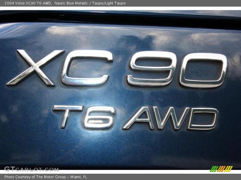 Nautic Blue Metallic / Taupe/Light Taupe 2004 Volvo XC90 T6 AWD