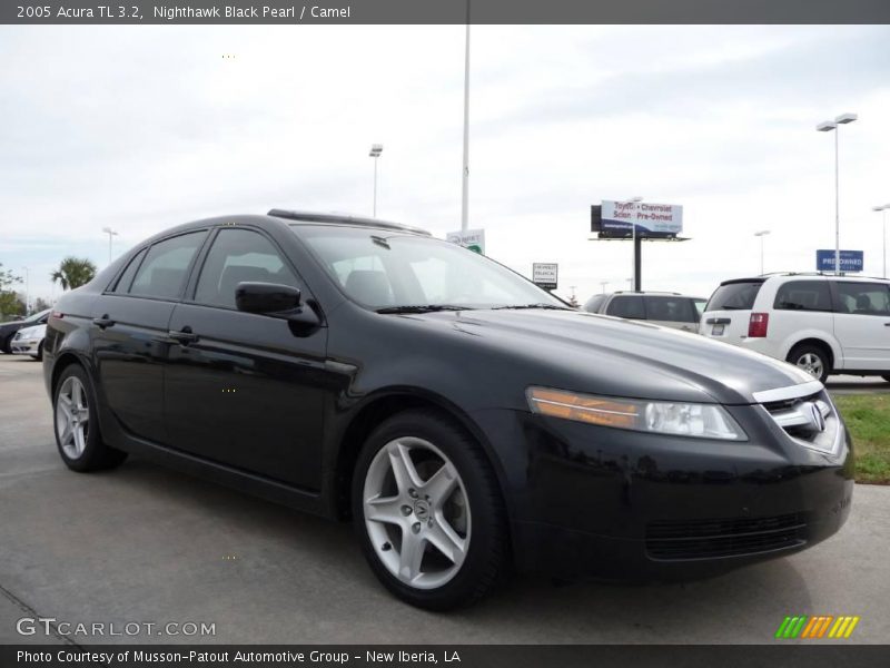 Nighthawk Black Pearl / Camel 2005 Acura TL 3.2