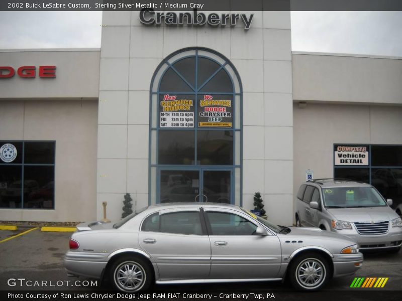 Sterling Silver Metallic / Medium Gray 2002 Buick LeSabre Custom