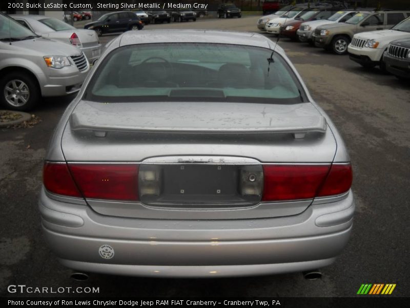 Sterling Silver Metallic / Medium Gray 2002 Buick LeSabre Custom