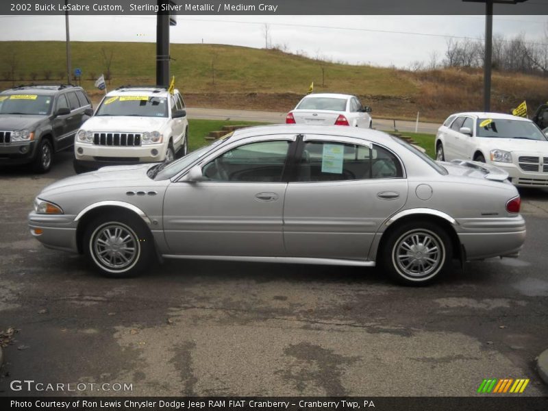 Sterling Silver Metallic / Medium Gray 2002 Buick LeSabre Custom