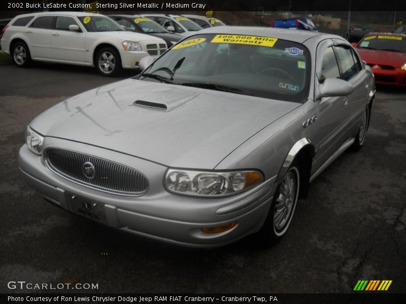 Sterling Silver Metallic / Medium Gray 2002 Buick LeSabre Custom