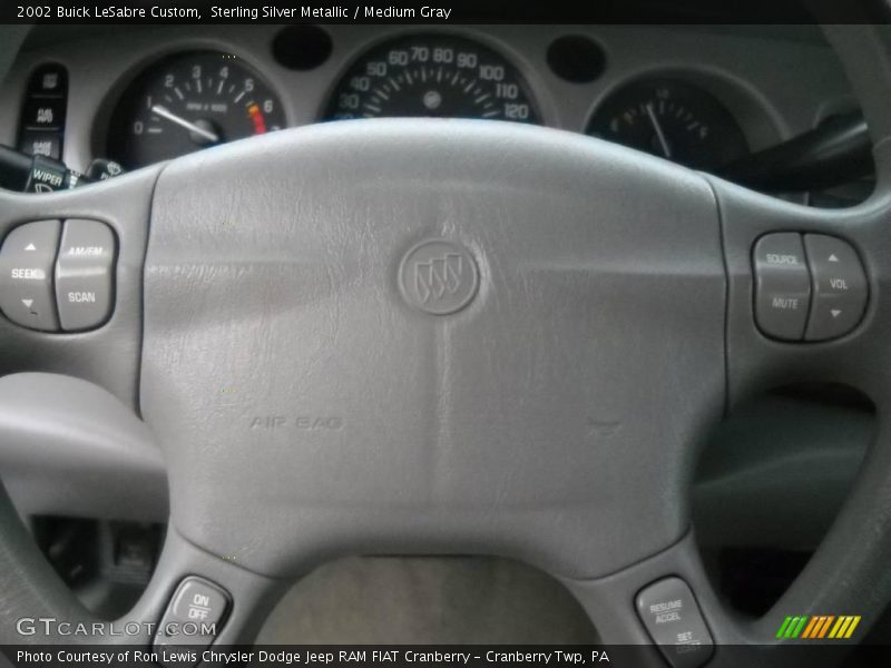 Sterling Silver Metallic / Medium Gray 2002 Buick LeSabre Custom