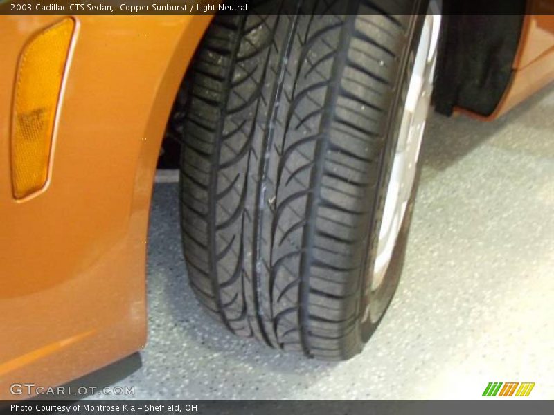 Copper Sunburst / Light Neutral 2003 Cadillac CTS Sedan