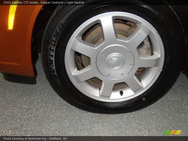 Copper Sunburst / Light Neutral 2003 Cadillac CTS Sedan