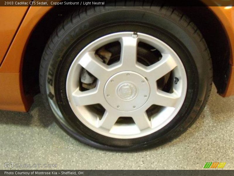 Copper Sunburst / Light Neutral 2003 Cadillac CTS Sedan