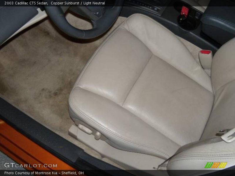 Copper Sunburst / Light Neutral 2003 Cadillac CTS Sedan
