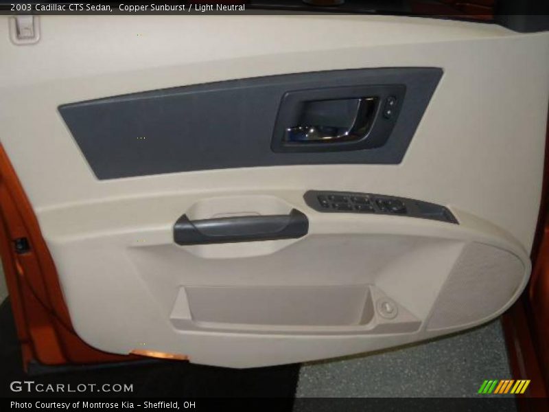 Copper Sunburst / Light Neutral 2003 Cadillac CTS Sedan