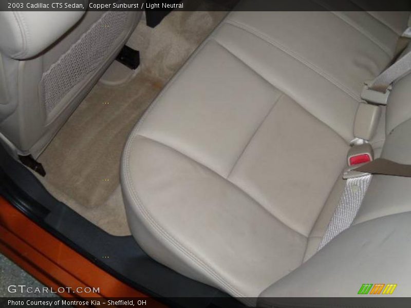 Copper Sunburst / Light Neutral 2003 Cadillac CTS Sedan