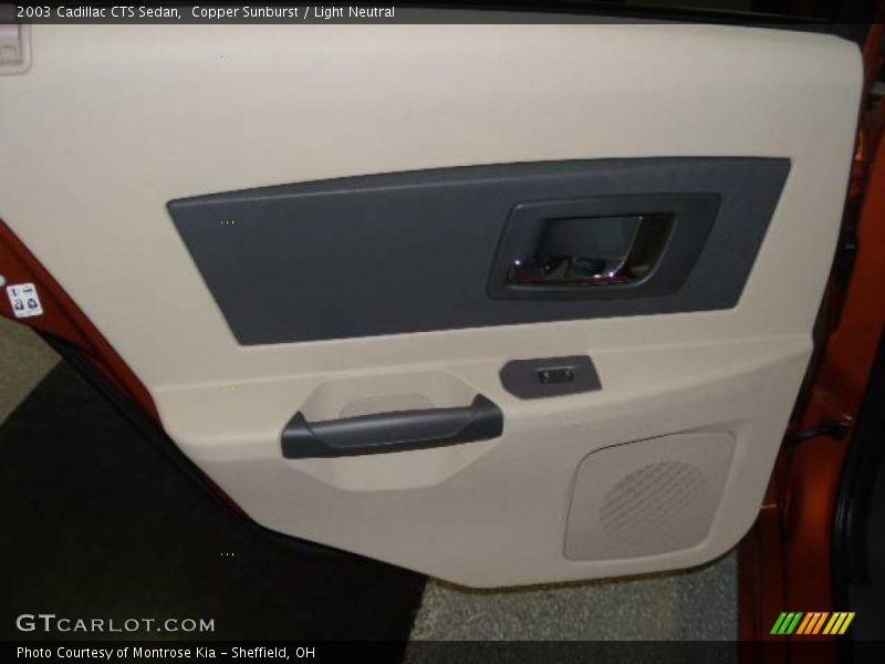 Copper Sunburst / Light Neutral 2003 Cadillac CTS Sedan