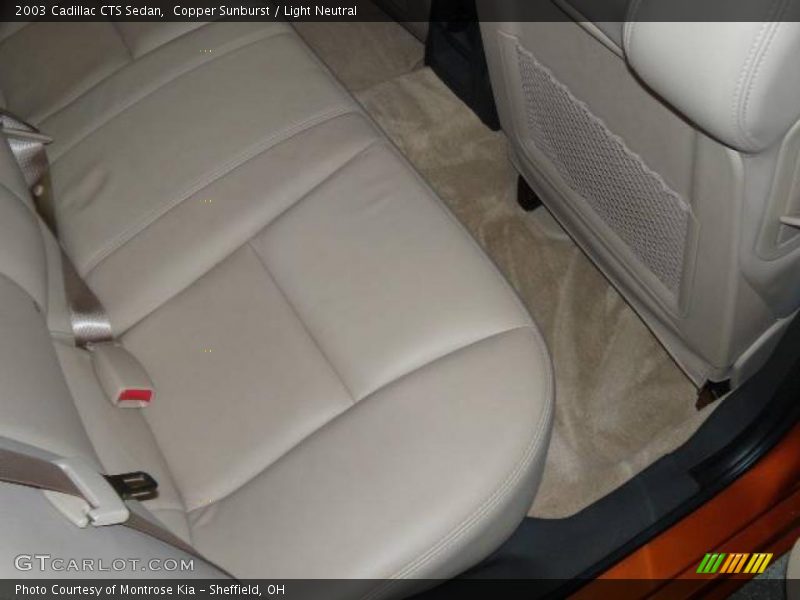Copper Sunburst / Light Neutral 2003 Cadillac CTS Sedan