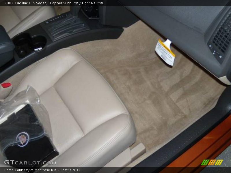 Copper Sunburst / Light Neutral 2003 Cadillac CTS Sedan