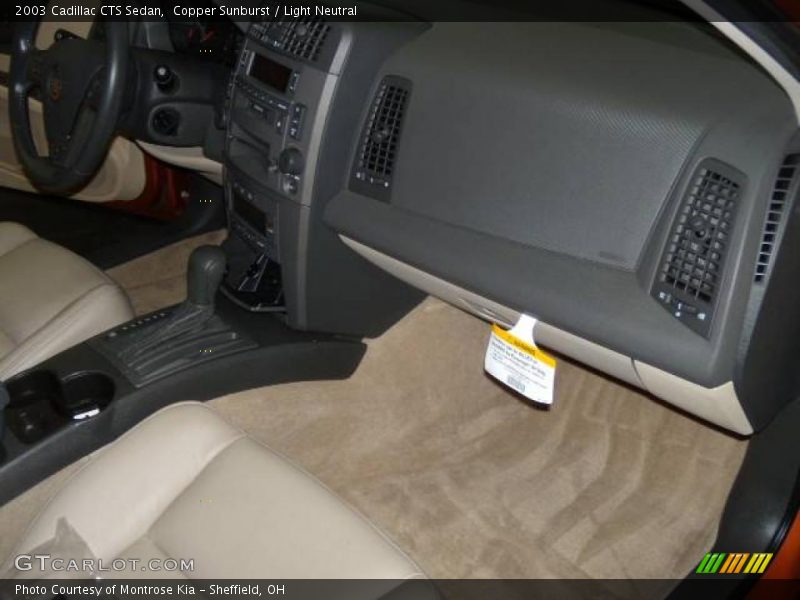 Copper Sunburst / Light Neutral 2003 Cadillac CTS Sedan