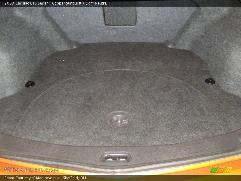Copper Sunburst / Light Neutral 2003 Cadillac CTS Sedan