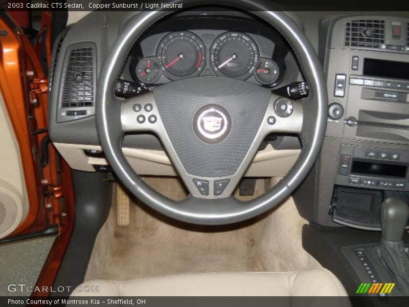 Copper Sunburst / Light Neutral 2003 Cadillac CTS Sedan