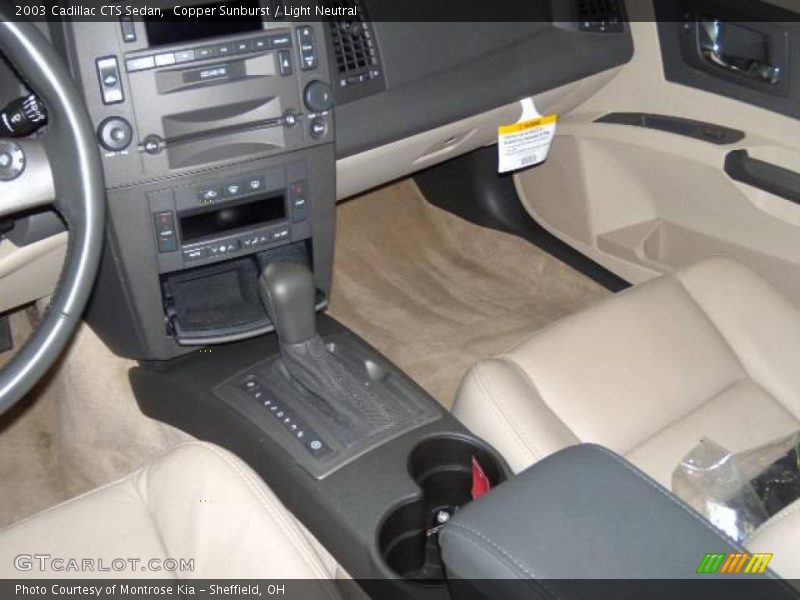 Copper Sunburst / Light Neutral 2003 Cadillac CTS Sedan