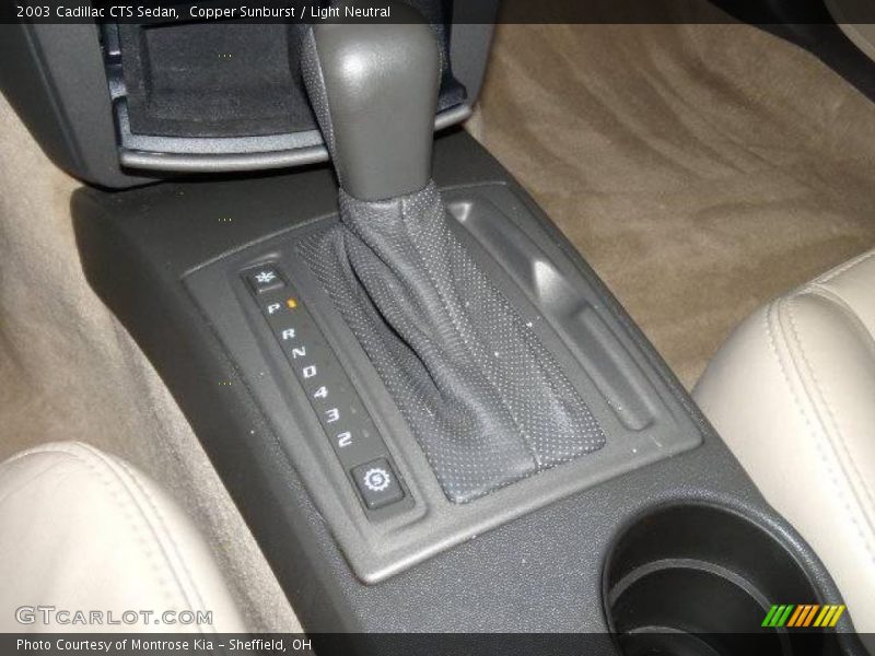 Copper Sunburst / Light Neutral 2003 Cadillac CTS Sedan