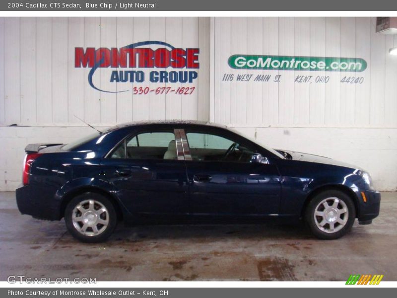 Blue Chip / Light Neutral 2004 Cadillac CTS Sedan