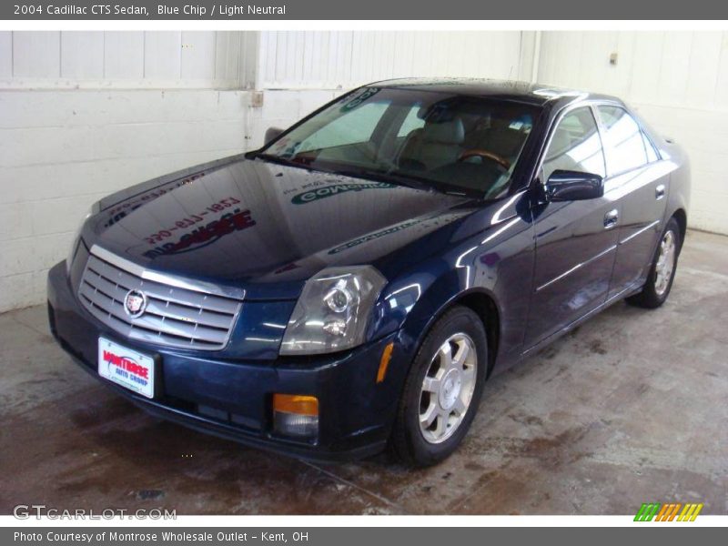 Blue Chip / Light Neutral 2004 Cadillac CTS Sedan