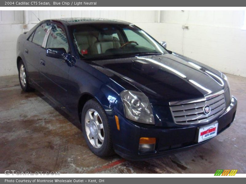 Blue Chip / Light Neutral 2004 Cadillac CTS Sedan