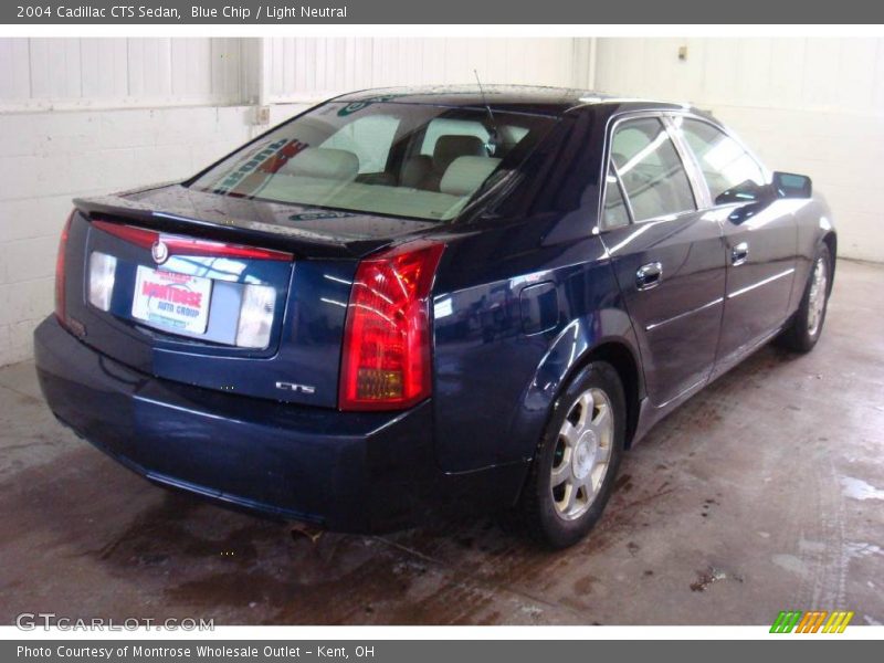 Blue Chip / Light Neutral 2004 Cadillac CTS Sedan